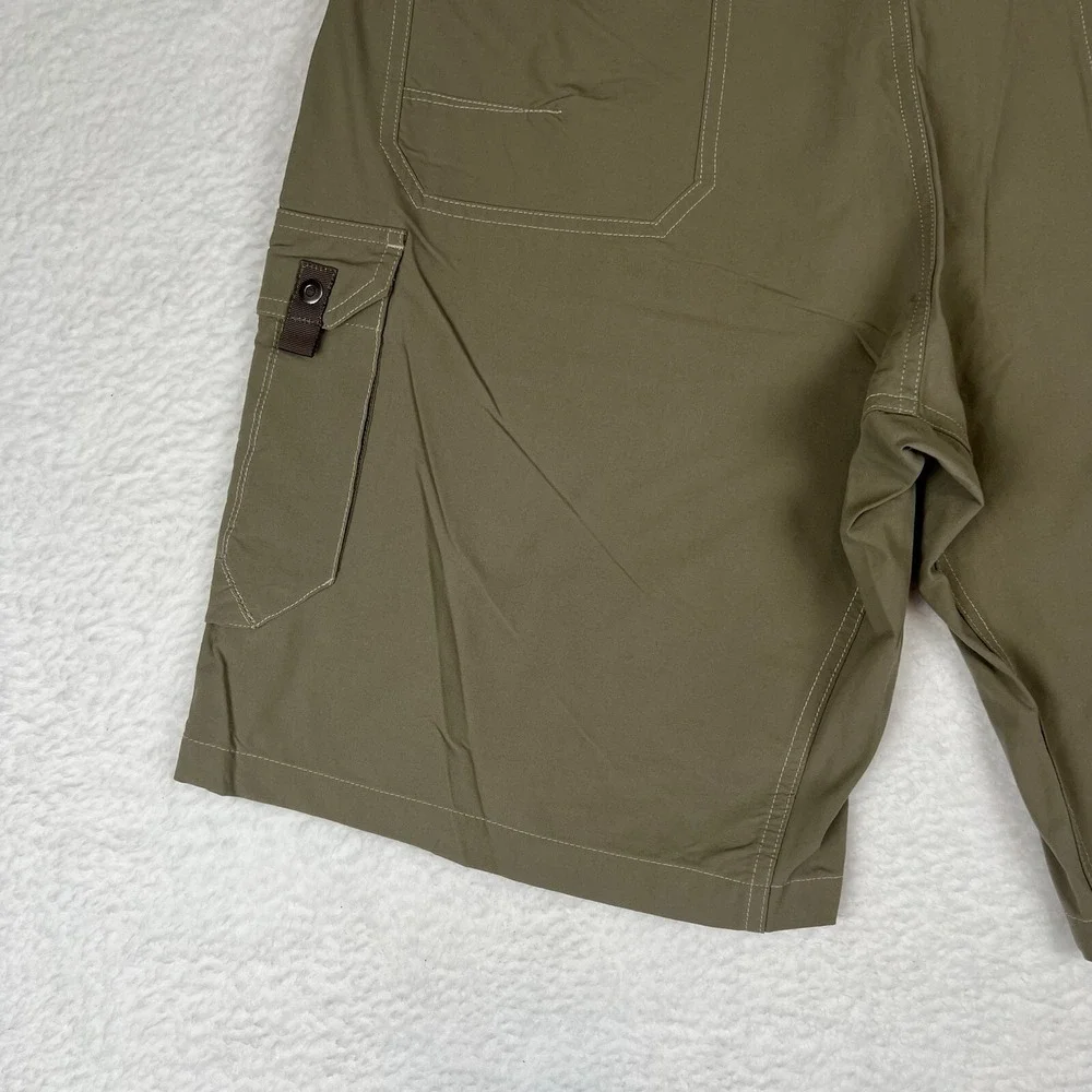 Kuhl Cargo Shorts Hiking Outdoor Tan Nylon Spandex Blend Men's Size 38